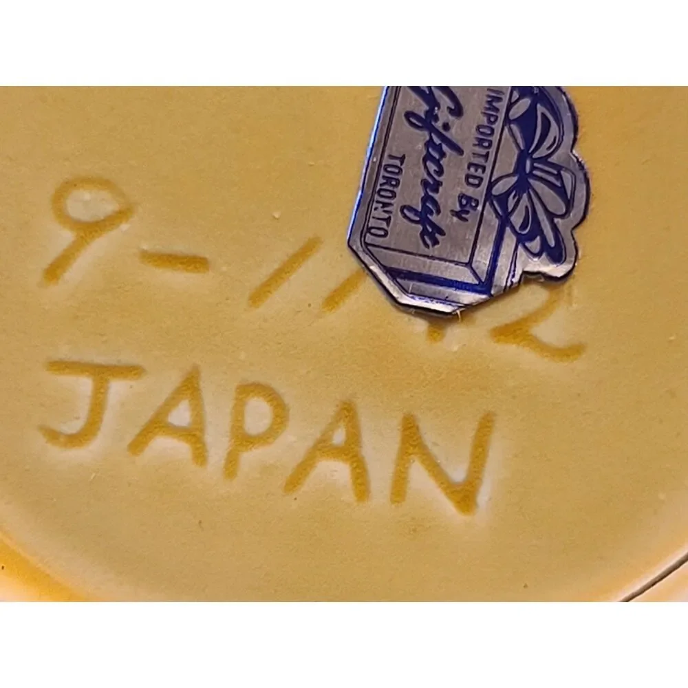 Beehive Ceramic Jam Jar Strawberry Lid Vintage Yellow 9-1142 Giftcraft‎ Japan